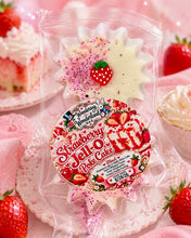Load image into Gallery viewer, Strawberry Jello Poke cake
