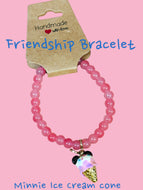 Friendship Bracelet Minnie Golden Ice cream cone