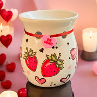 Tea Light Warmer Strawberry Valentine