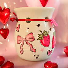 Load image into Gallery viewer, Tea Light Warmer Strawberry Valentine
